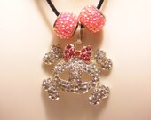 Sugar Skull Pendant Necklace, Girls Necklaces, Ladies Necklaces, Day of The Dead Necklace, Gifts For Her, Girls Accessories
