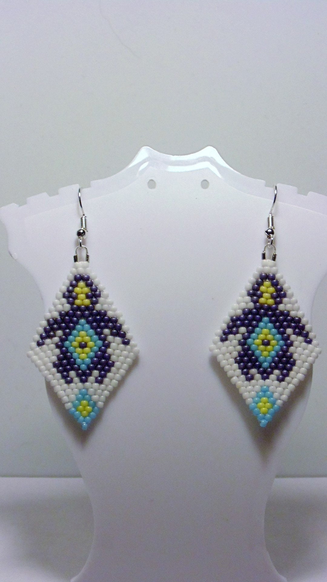 Native American beaded Turtle necklace. Mother Earth rosette