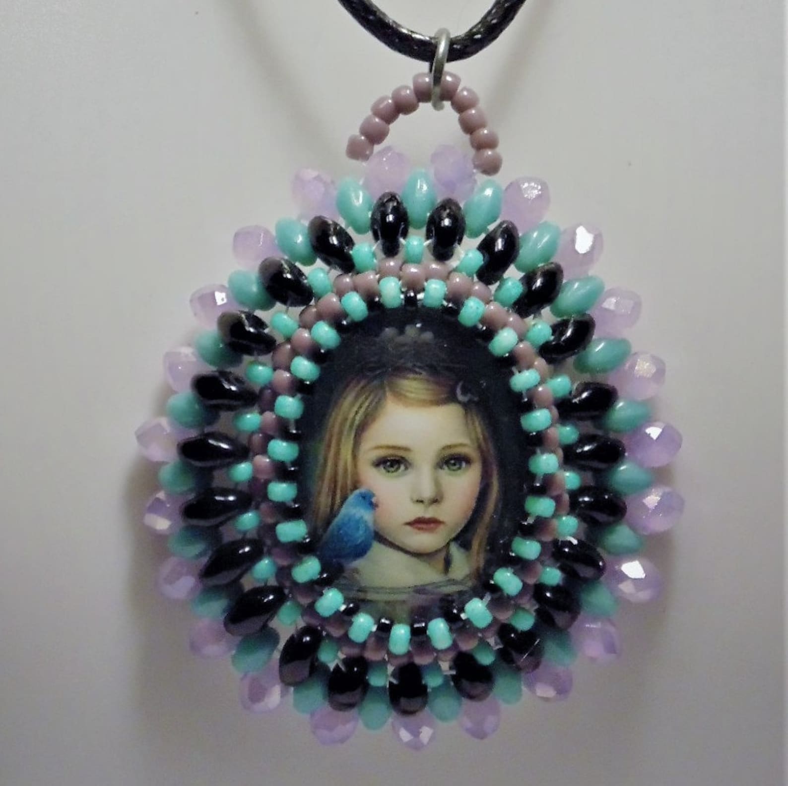 Young Girl Necklace Girls Necklace Pendant Necklace Cameo Etsy