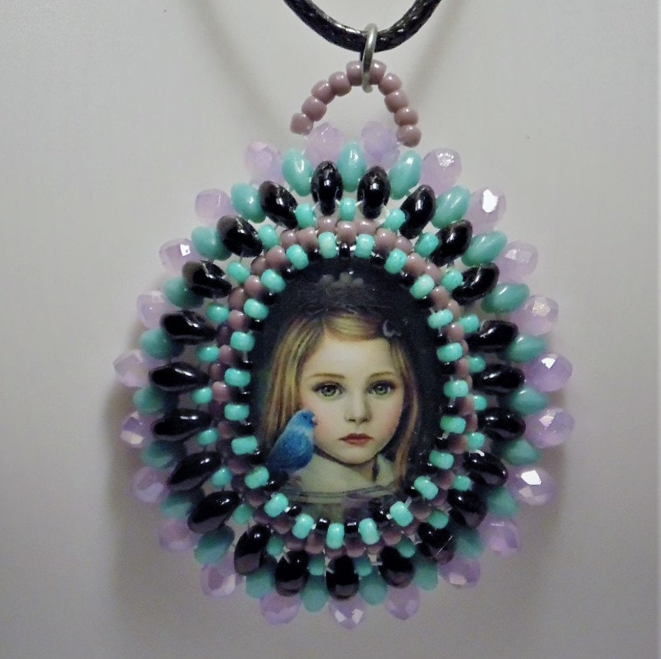 Young Girl Necklace Girls Necklace Pendant Necklace Cameo Etsy