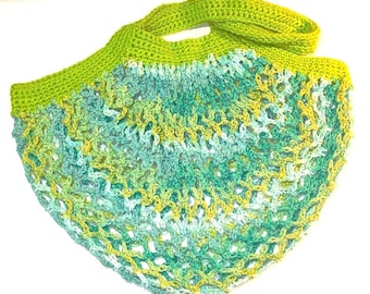 Handmade Crochet Aldi Mesh Market Tote Bag
