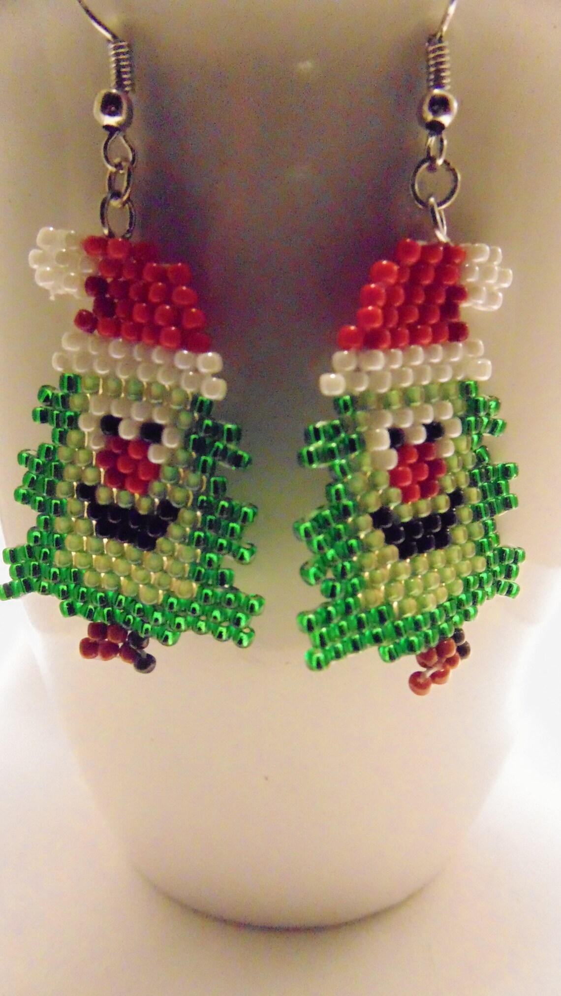 Christmas Tree Earrings Christmas Earrings Holiday Earrings Etsy