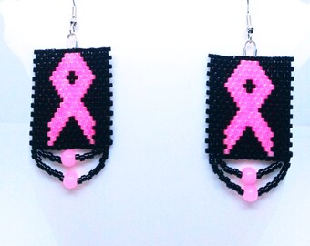Breast Cancer Awareness Earrings