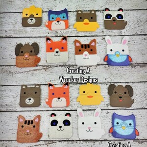 Animal Shape Matching DIGITAL Embroidery Design