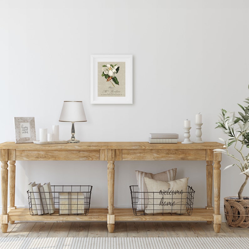 Farmhouse Decor Botanical Wall Art Print Living Room Decor Etsy