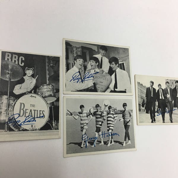 The Beatles first trading cards