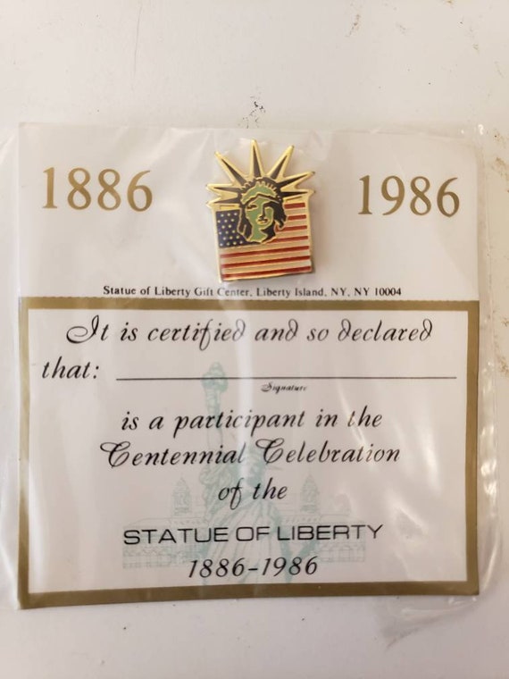 Lot of vintage 1986 Statue of Liberty centennial … - image 2