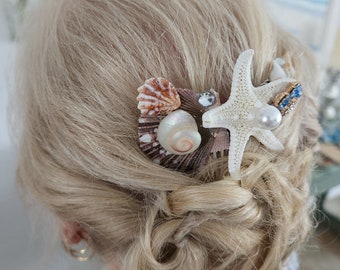 Beach Wedding Hair Accessory, STARFISH comb, Hair Accessory, Headpiece