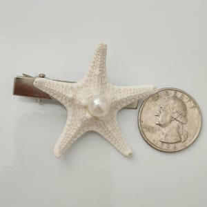 Starfish Hair Clip, Starfish Hair Accessories,  Starfish Wedding, Knobby Bridal Ocean
