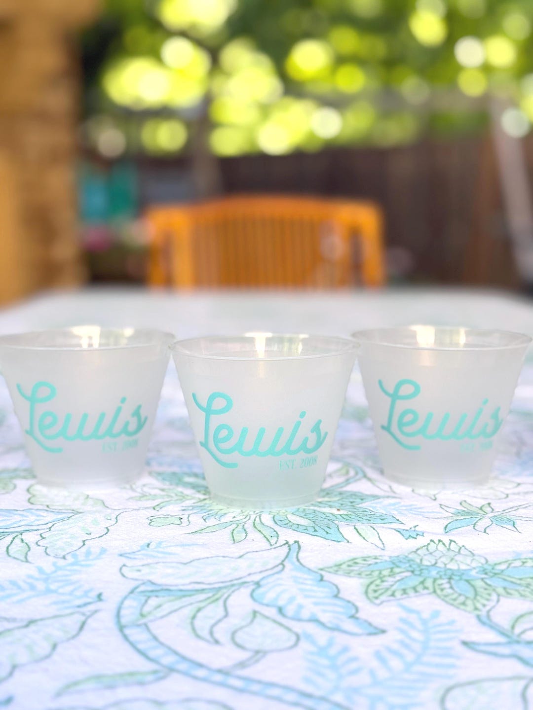 Scripted Cups Personalized Script Name Party Cups – Frosted Shatterproof Flex Cup - Etsy