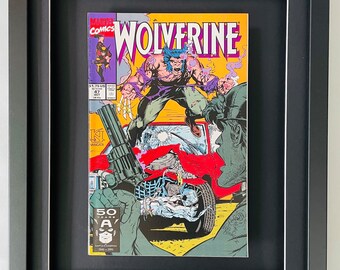 Wolverine Issue #47 October 1991 - Framed Marvel Comic Book