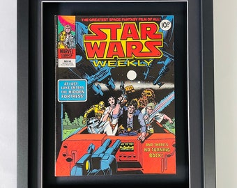 Star Wars Weekly #10 April 1978 - Framed Marvel Comic Book