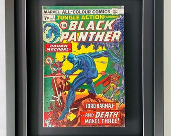 Jungle Action Black Panther #11 September 1974- Framed Marvel Comic Book