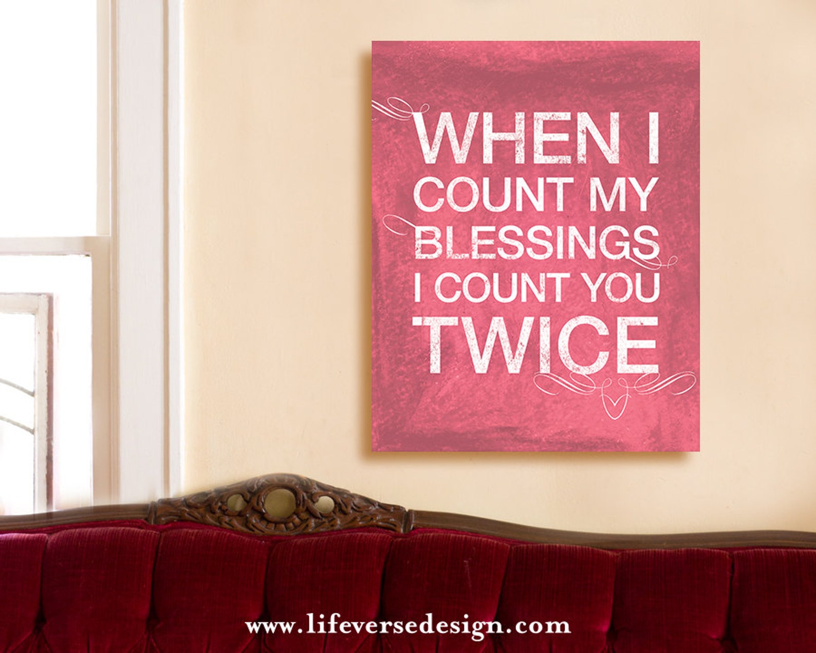 When I Count My Blessings I Count You Twice Friendship Quote - Etsy