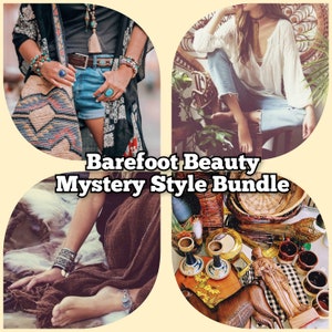 Barefoot Beauty Mystery Style Bundle- Boho Aesthetic- Surprise- Thrifted Clothing Box- Grab Bag- Treat Yourself- Clothing/ Accessories Decor