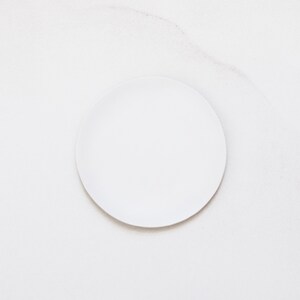 Handmade White Ceramic Plate image 2