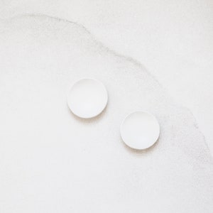Handmade White Ceramic Small Dish image 2