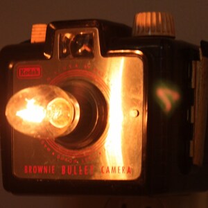 Old-fashioned Whimsical Nightlight Kodak Brownie Bullet or Holiday Camera image 1
