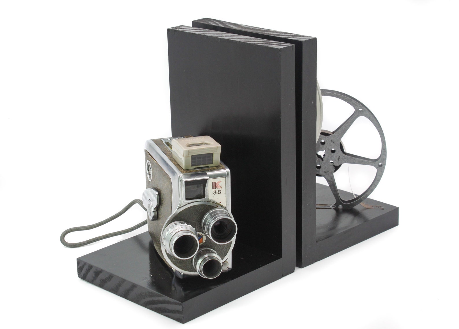 Vintage Camera Bookends DVD Holder Keystone K38 Triple Etsy