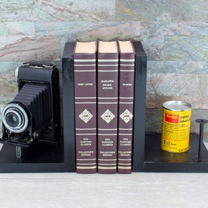Vintage Kodak Camera Bookends: Home Theater Decor