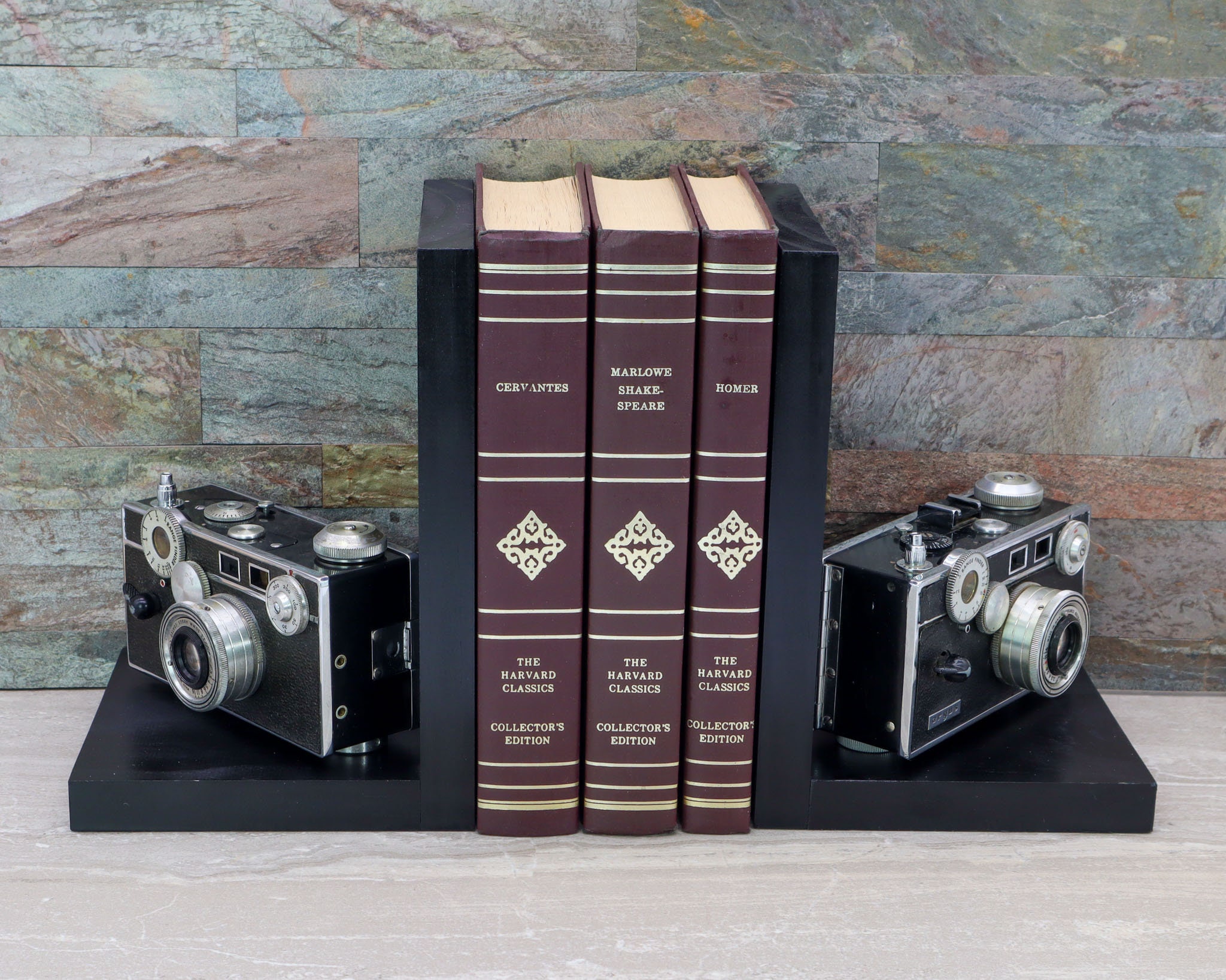 Science Book Ends Bellaa 25747 Decorative Bookend Typewriter Royal ...
