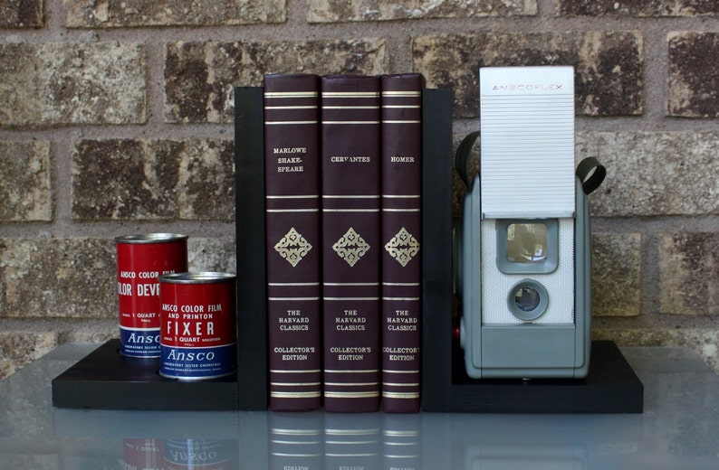 Antique Decorative Camera Bookends Vintage Ansco Anscoflex Etsy