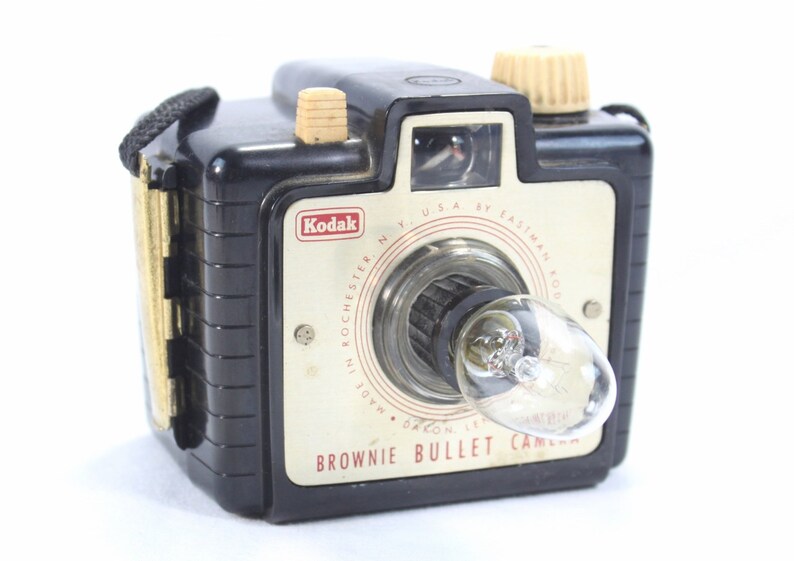 Old-fashioned Whimsical Nightlight Kodak Brownie Bullet or Holiday Camera image 3