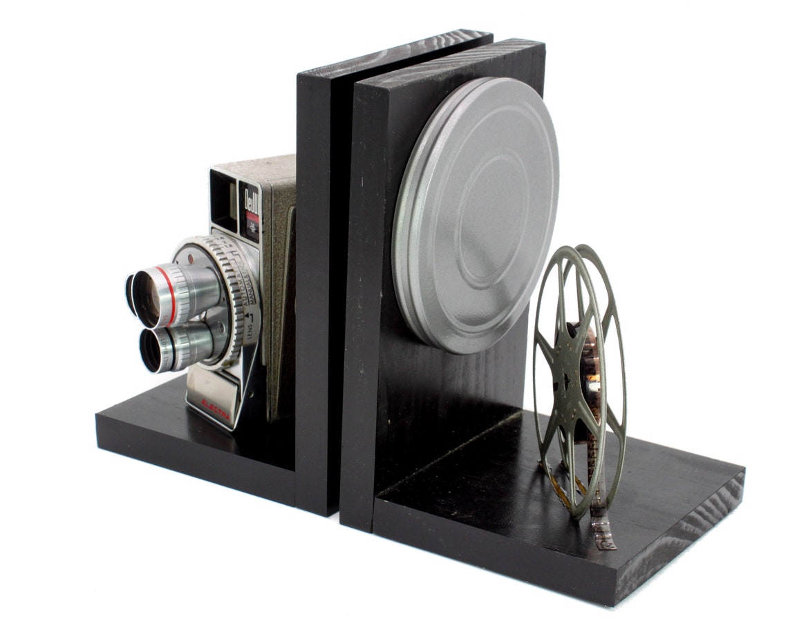 Dejur Electra Vintage Camera Bookends DVD Holder Movie Room Etsy Canada