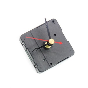Quartz Clock Kit Movement Mechanism with hands, High Torque, Short &quot;I&quot; shaft, Silent Drive