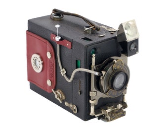 The Red Baron VI Steampunk Bluetooth Speaker, Kodak Box Camera, Gifts for Geeks, Electronic Audio gadget, signed & numbered artwork