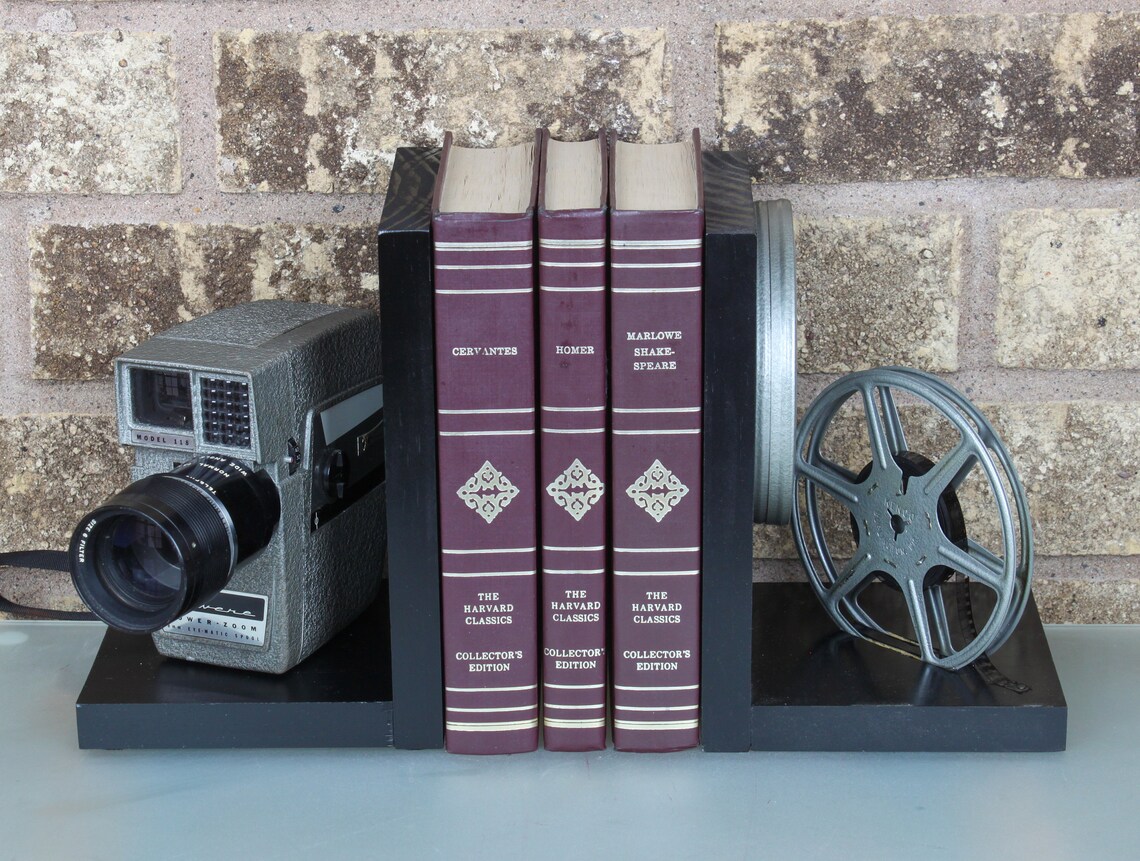 Vintage Camera Bookends DVD Holder Revere Model 118 Power Etsy