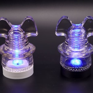 Battery Powered Lamp Base for "Hemingray-60" Glass Insulators