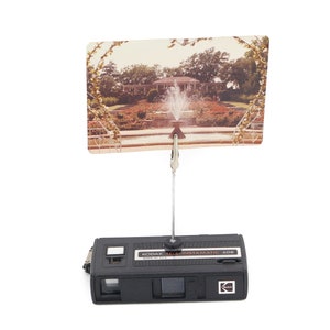 Vintage Kodak Camera Photo Holder: Instamatic 608, Travel Decor
