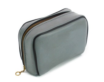 Bolsa de couro sintético para câmera vintage original