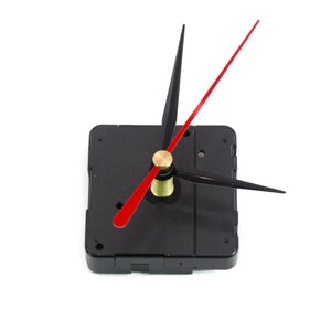 Quartz Clock Kit Movement Mechanism with hands, High Torque, Short &quot;I&quot; shaft, Silent Drive