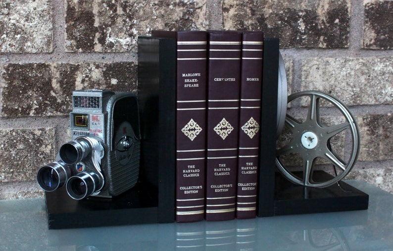Vintage Camera Bookends Movie Theater Decor Keystone KA1 Etsy