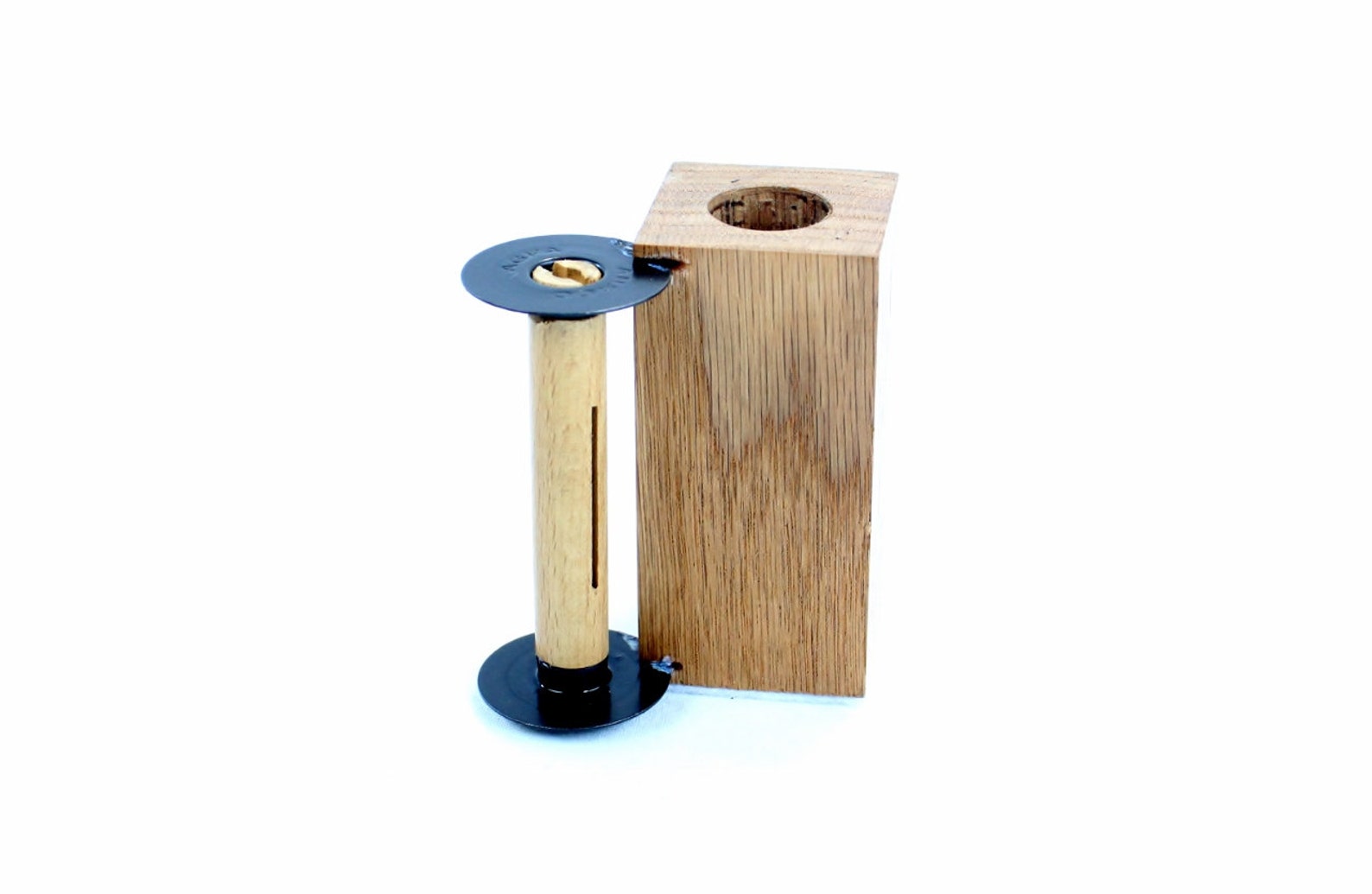 Oak Wine Bottle Stopper Display Stand ANSCO D6 Film Spool Etsy
