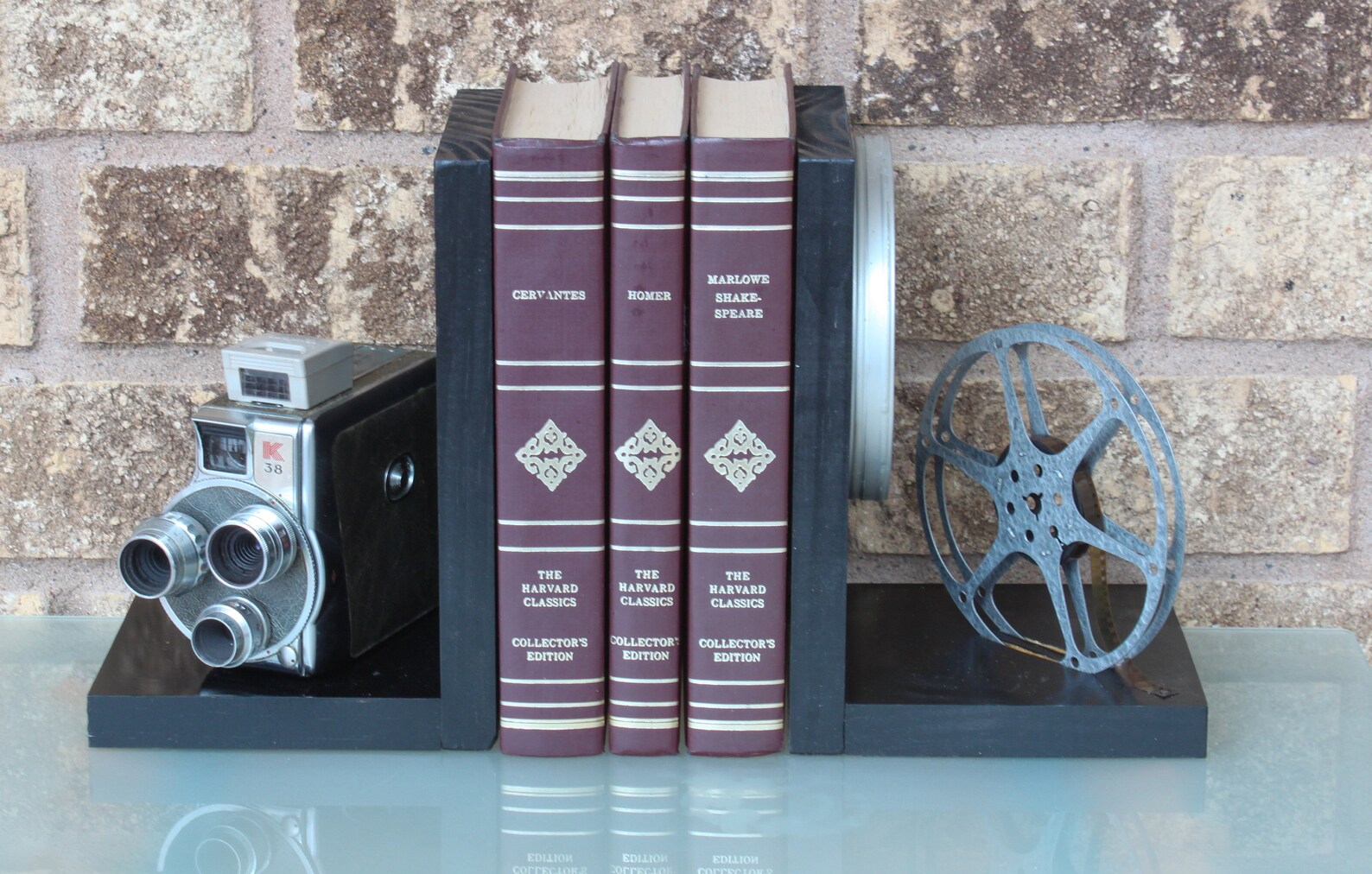 Vintage Camera Bookends DVD Holder Keystone K38 Triple Etsy