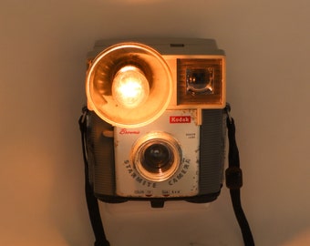 Vintage Camera Nightlight, Kodak Brownie Starmite, Photography Fan Gift, eco-friendly gift