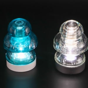 Battery Powered Lamp Base for "Hemingray-50" Glass Insulators