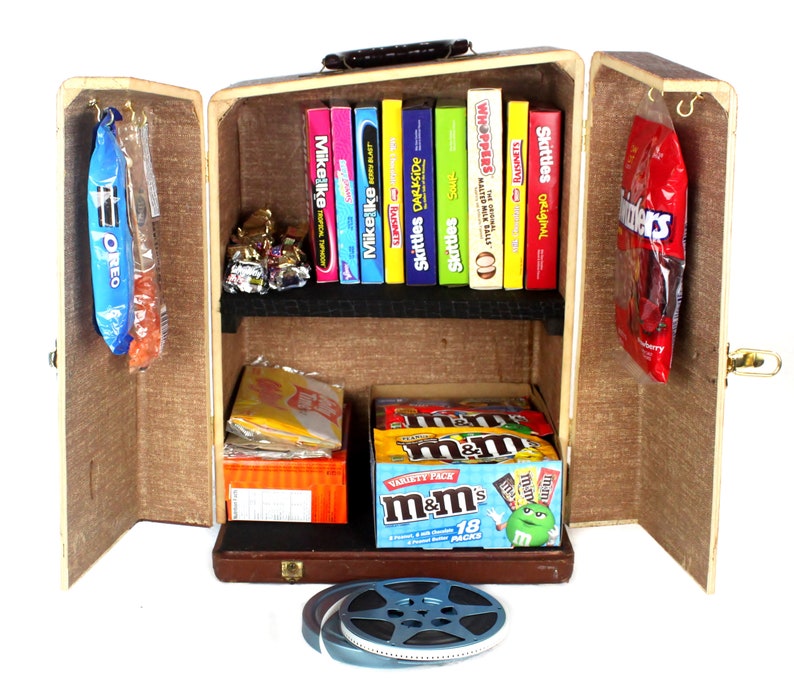 Vintage Candy Storage Cabinet: 1950s Keystone Projector Case, Home ...