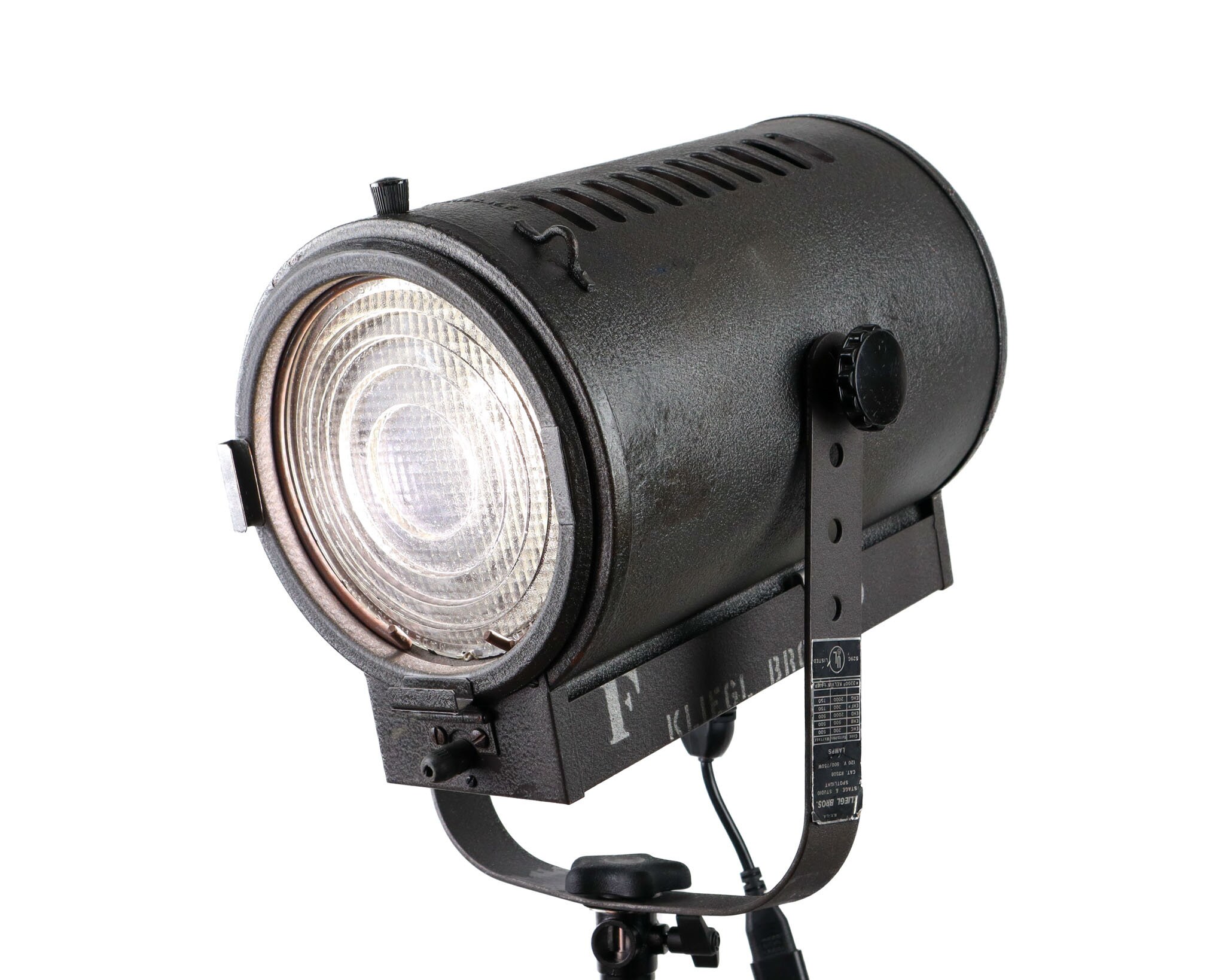 Mid-century Kliegl Brothers Stage Light, Home Theater & Movie Room