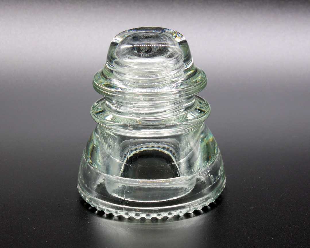 ヘミングレイ　HEMINGRAY ガラス製 ライト 照明 19−42 Hemingray-42 Clear Vintage Glass Insulator - Etsy