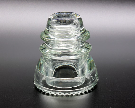 Hemingray-42 Clear Vintage Glass Insulator - Etsy