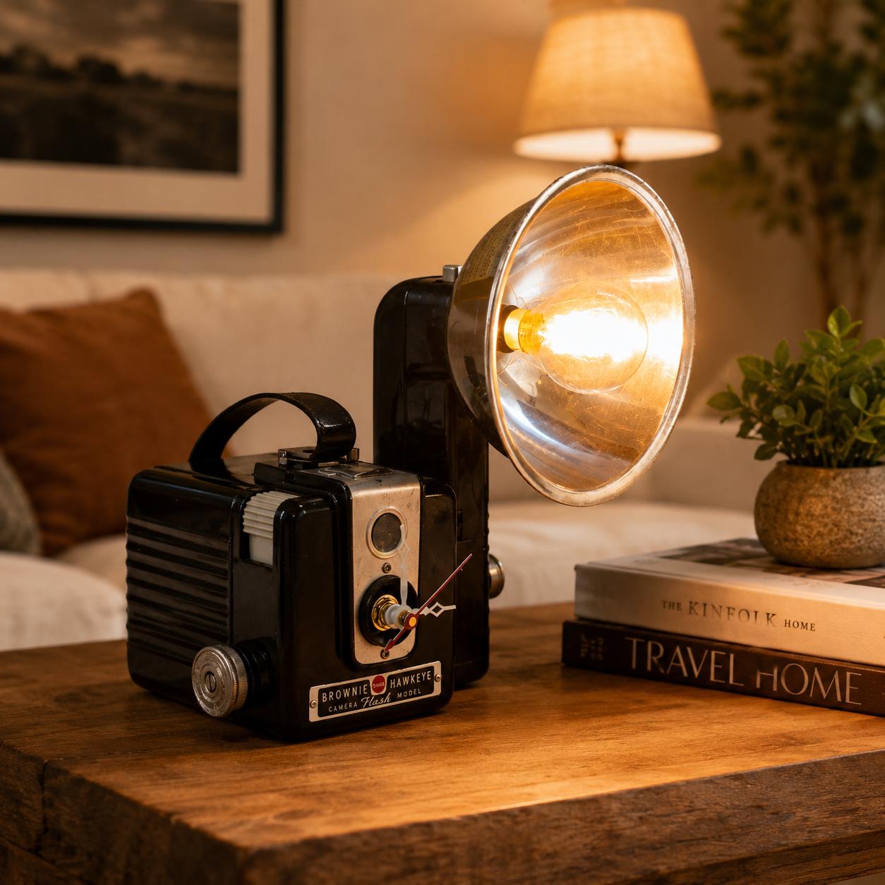 Vintage Camera Clock - Etsy