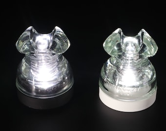 Battery Powered Lamp Base for "Hemingray-62" Glass Insulators