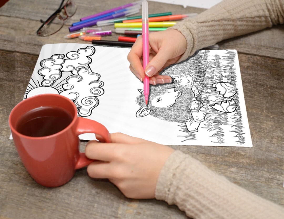 New Beginnings Coloring Page - Etsy