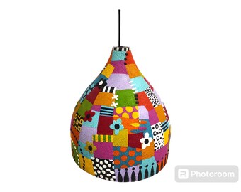 ceiling colorful lampshade