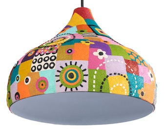 Colorful Pendant Lighting for Kitchen Island