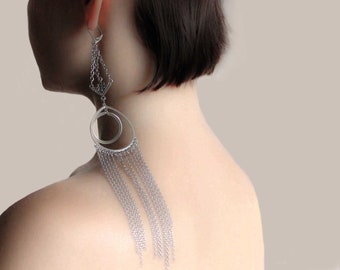 tassel earrings long earrings dangle earrings fringe earrings statement earrings trending now trending earrings fashion earrings for women